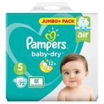 PAMPERS BABY DRY SIZE 5