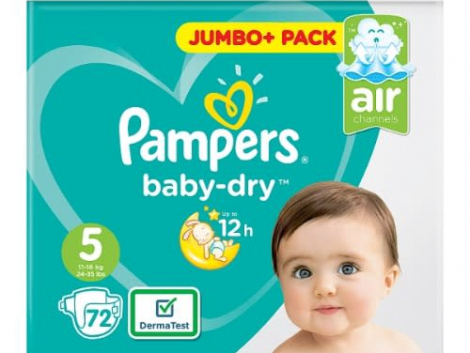 PAMPERS BABY DRY SIZE 5