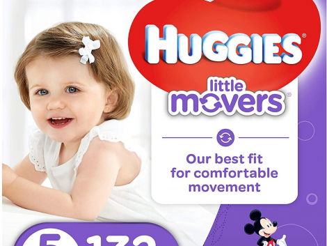 HUGGIES LITTLE MOVERS 5 132 PCS